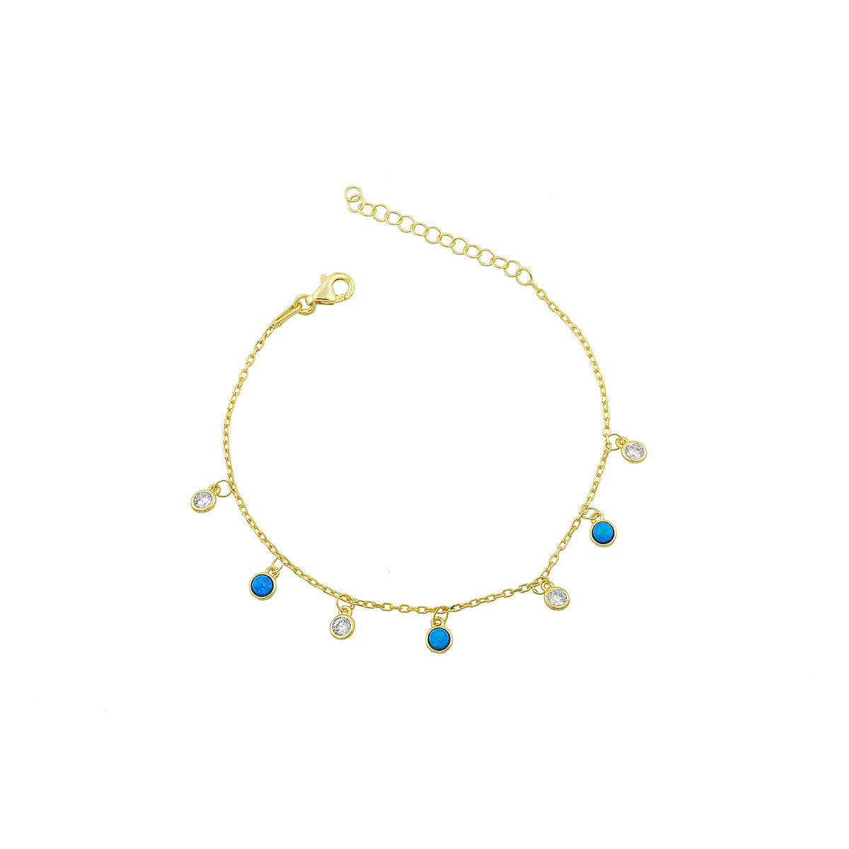 OPAL&STONE ANKLET
