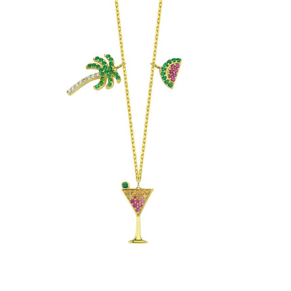 SUMMER CHARMS NECKLACE